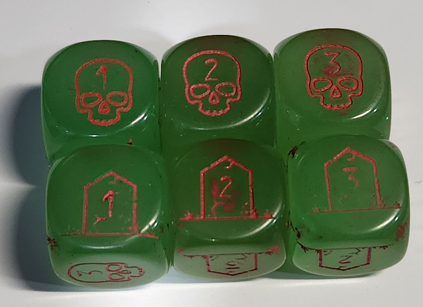 Orclahoma Bowl XIII Dice - Nuffleween Kick Off Die (GLOW IN THE DARK!)