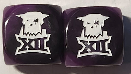 Orclahoma Bowl XII Dice - Puirple