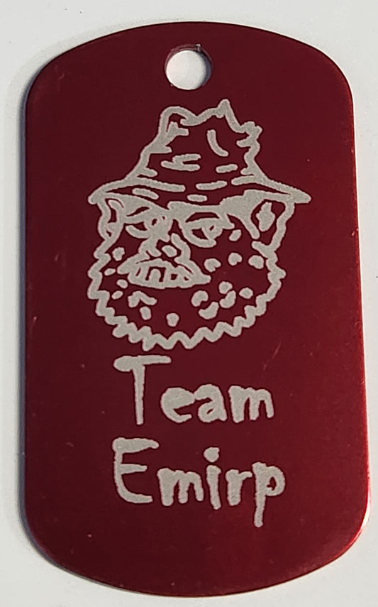 Orclahoma Weekend XIII - Team Emirp Dog Tag (w/ Chain)